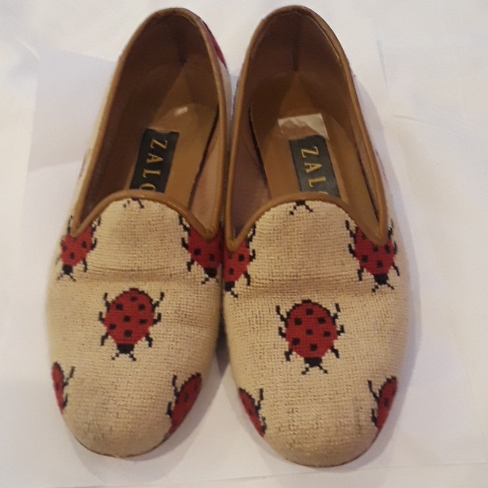 Zalo lady bug shoes, size 6.5